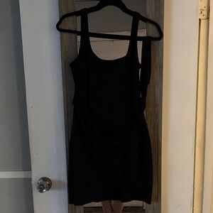 Sporty side tie dress